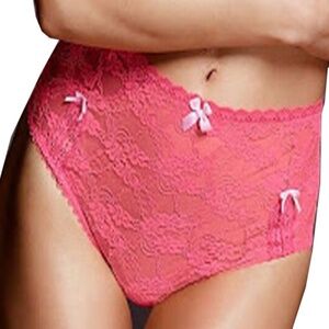 Victoria's Secret VERY SEXY PINK LACE HIGH WAIST THONG PANTY
